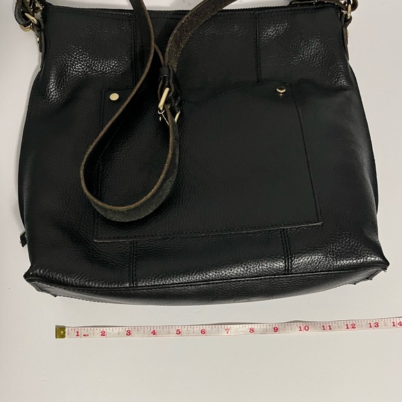 Abercrombie and Fitch Satchel Black Leather Bag - Picture 8 of 14